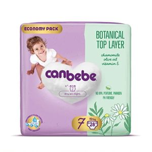 پوشک بچه جان به به سایز ۷ تعداد ۲۸ عددی